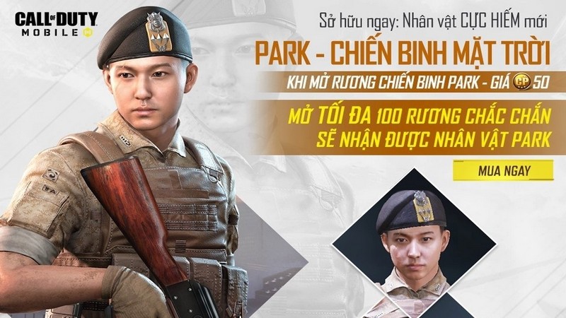 Chuẩn soái ca Hàn Quốc, “Chiến Binh Mặt Trời” khiến cộng đồng Call of Duty: Mobile VN dậy sóng