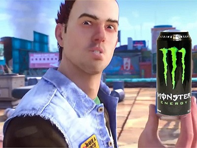 Sẽ ra sao nếu thức uống Monster Energy ngoài đời thực được đưa vào thế giới game?