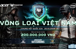 Game thủ PUBG Việt Nam có cơ hội kiếm 200 triệu đồng ăn Tết siêu ấm với giải đấu Predator League 2019