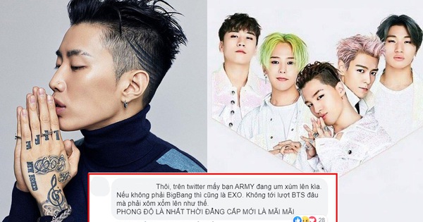 Jay Park bất ngờ tôn BIGBANG là nhóm nhạc vĩ đại nhất lịch sử Kpop, BTS và EXO bỗng bị lôi vào cuộc tranh cãi nảy lửa