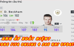 David Beckham sẽ là một trong những thẻ ICON sắp xuất hiện trong Fifa Online 4?