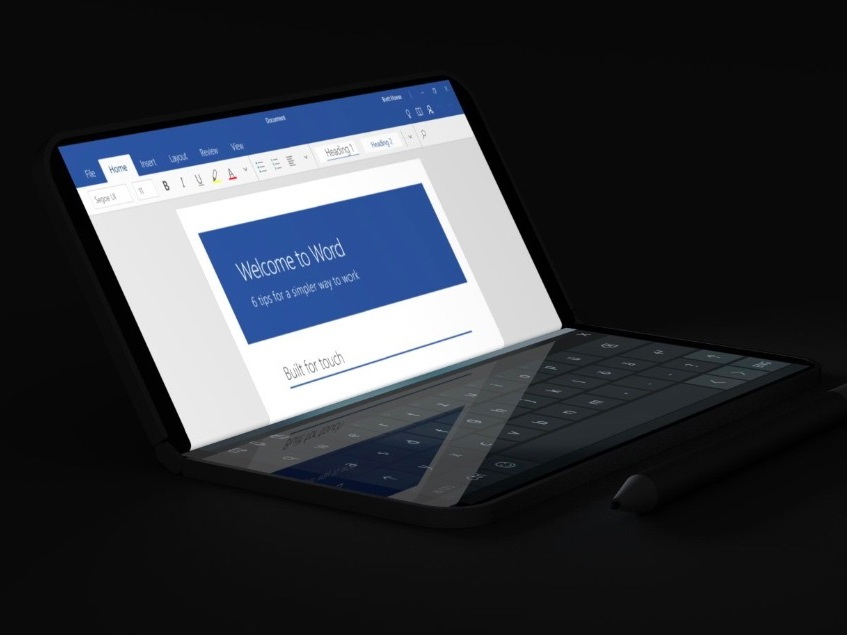Microsoft khoe ý tưởng tablet 2 màn hình