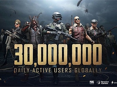Số người chơi PUBG Mobile hàng ngày đã lên tới 30 000 000 người, tính ra bằng 1/3 dân số Việt Nam