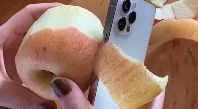 Thực hư chuyện iPhone 12 gọt được táo khiến tín đồ Apple xôn xao