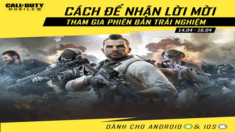 [Tin hot] Game thủ Việt được chơi trước Call of Duty: Mobile VN vào ngày 14/4