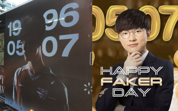 Fan Đài Loan thuê hẳn quảng cáo xe bus để chúc mừng sinh nhật Faker