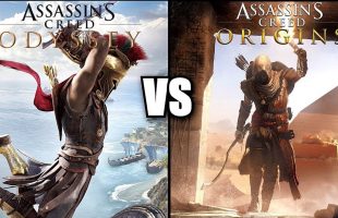 So sánh quy mô bản đồ thế giới Assassin’s Creed Odyssey vs Assassin’s Creed Origins