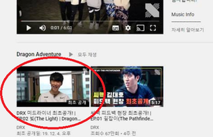 Chưa công bố chính thức, kênh Youtube của DragonX đã lỡ tay leak ảnh Chovy cười tươi như hoa trong màu áo mới