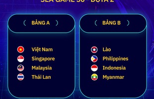 Chia bảng bộ môn DOTA 2: Việt Nam tiếp tục đụng phải đối thủ duyên nợ Thái Lan