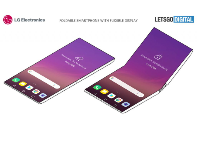 LG khoe ý tưởng smartphone màn hình gập