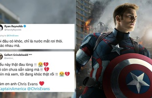 Cộng đồng mạng đồng loạt gửi lời tri ân khi nghe tin Chris Evans không đóng vai Captain America nữa