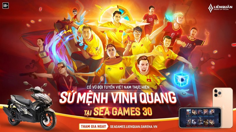 Đội tuyển Liên Quân Việt Nam ra quân tại SEA Games 30 từ 8h30 ngày 7/12