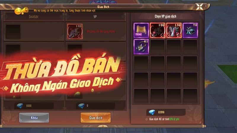 Kinh nghiệm game thủ Việt: Game cứ có giao dịch trực tiếp là đáng chơi