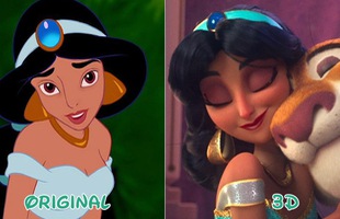 14 nàng công chúa Disney đã thay đổi thế nào khi được vẽ dưới định dạng 3D