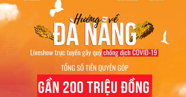 Gần 200 triệu đồng được ủng hộ cho Đà Nẵng qua liveshow trên mạng xã hội Gapo