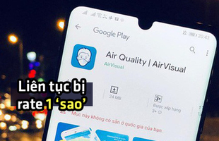 Bị rate 1 sao tới tấp đến mức phải gỡ app tại Việt Nam, AirVisual vội lên tiếng đính chính: 