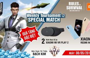 19h tối nay tham chiến ROS Mobile Weekly Tournament nhận Redmi Note 5