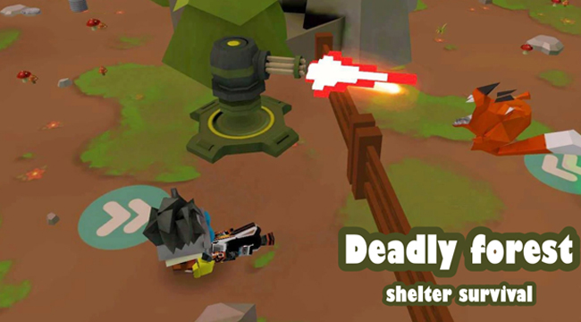 Deadly forest: shelter survival – game thủ thành kết hợp nhuần nhuyễn với yếu tố bắn súng