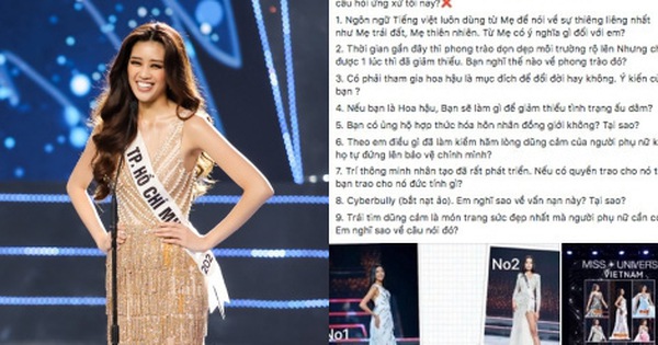Rầm rộ tin câu hỏi ứng xử Hoa hậu Hoàn vũ Việt Nam 2019 bị lộ trước, Thuý Vân và Hương Ly đều trùng, các thí sinh được chuẩn bị sẵn?