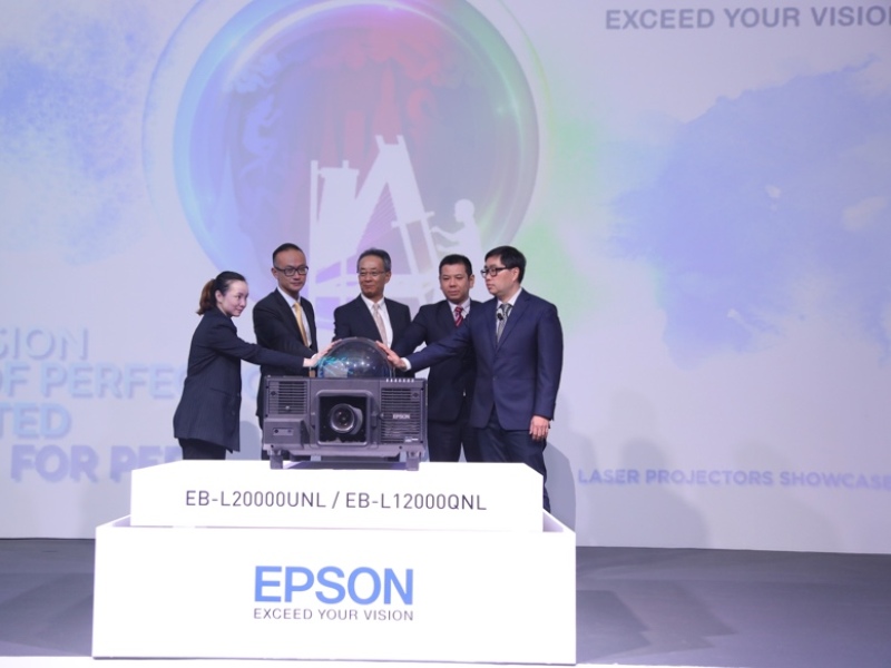 Epson ra mắt máy chiếu laser 12.000 Lumen Native 4K 3LCD