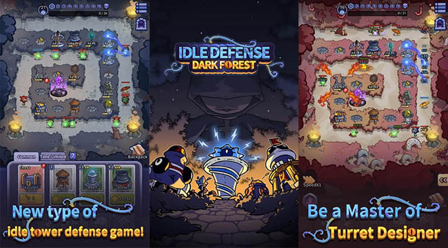 Idle Defense: Dark Forest – game thủ thành với đồ họa dễ thương vừa ra mắt