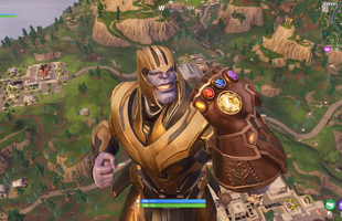 Chiêm ngưỡng sức mạnh hủy diệt của Thanos trong Fortnite: Một mình cân cả bản đồ