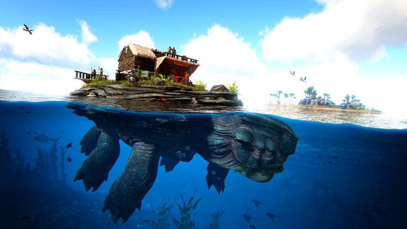 Ark: Genesis - Biến rùa khổng lồ thành căn cứ di động trong siêu phẩm game sinh tồn
