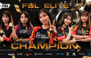 Box Ladies – Tân Nữ Vương FSL 2019, Việt Nam lại thống trị LMHT Đông Nam Á