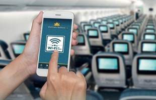 Vietnam Airlines mở dịch vụ Internet trên máy bay, gói đắt nhất là 735.000 đồng với dung lượng 80mb