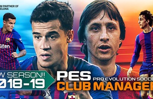 Pes Club Manager đã cập nhật mùa giải 2018/2019, còn đợi gì nữa mà không chơi nhỉ