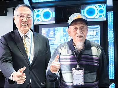 Chơi game đang là một nội dung trong dự án chống lão hóa tại Đài Loan, cụ ông 103 tuổi vẫn nhiệt tình tham gia
