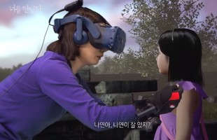 Không cầm nổi nước mắt, người mẹ gặp được con gái quá cố nhờ công nghệ VR