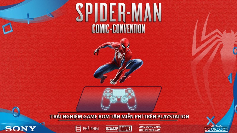 Spider-Man Comic Convention: Trải nghiệm game miễn phí có một không hai tại Việt Nam
