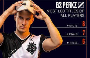 LMHT: Với chức vô địch LEC mùa hè 2019, G2 Perkz chính thức trở thành tuyển thủ vĩ đại nhất châu Âu