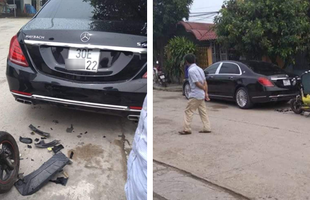 Hà Nội: Đi xe điện tông thẳng vào “Biệt thự di động” Maybach s400, thanh niên còn bắt đền ngược chủ xe