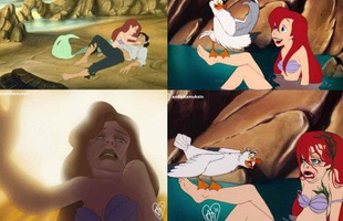 Ngắm hình ảnh các công chúa Disney với biểu cảm chân thực như thế này, hẳn nhiều người sẽ cảm thấy bị 