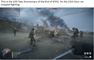Game thủ Battlefield 1 bị “trẻ trâu” phá đám khi đang buông súng đình chiến kỷ niệm 100 năm ngày kết thúc WWI