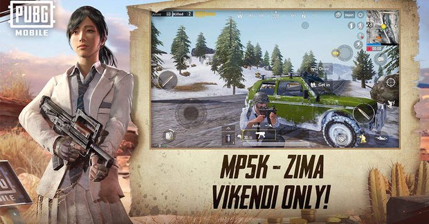 Cùng khám phá súng MP5-K và xe Zima mới được cập nhật trong PUBG Mobile