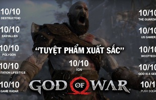 Game thủ Việt đang phát cuồng vì “bảng điểm toàn 10” của God of War 2018