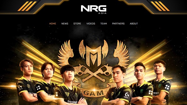 CHÍNH THỨC: GAM Esports gia nhập hệ sinh thái của NRG ASIA