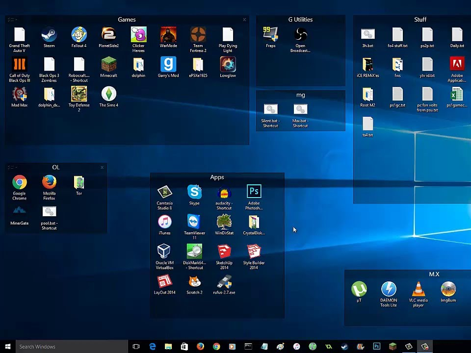 ‘Bắt chước’ Desktop Stack của macOS Mojave trên Windows 10
