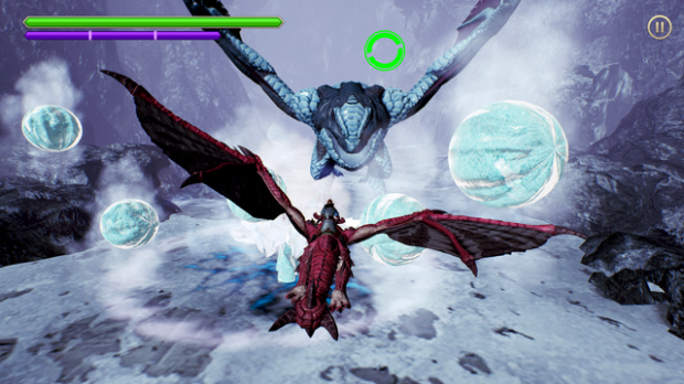 Galerider : tựa game cho phép bạn thoải mái cưỡi rồng chiến đấu