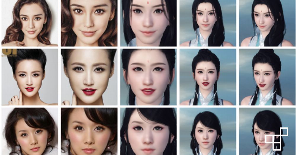NetEase đã phát triển AI để chuyển đổi ảnh chân dung người thật thành các nhân vật trong game