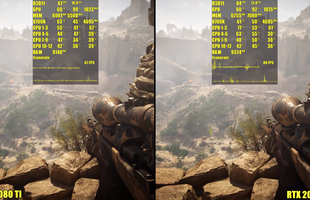 [Battlefield V] So sánh hiệu năng giữa GTX 1080 Ti và RTX 2080 Ti