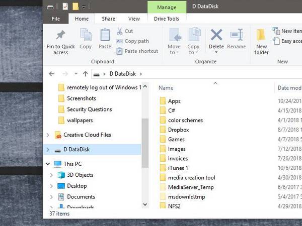 Windows 10: Ghim phân vùng và ổ cứng vào Navigation Bar trong File Explorer
