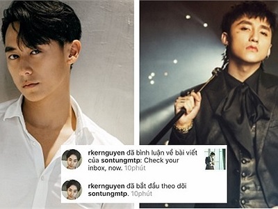 Rocker Nguyễn âm thầm theo dõi instagram, yêu cầu Sơn Tùng trả lời tin nhắn