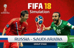 Nhận định trận khai mạc World Cup 2018 giữa Nga và Saudi Arabia qua FIFA ONLINE 4