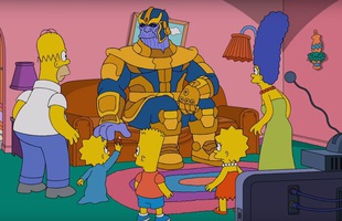 Không chỉ làm bay màu một nửa vũ trụ, Thanos còn khiến gia đình siêu lầy Simpson tan biến