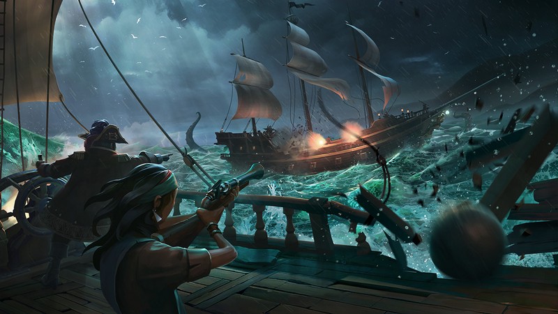 Sea of Thieves - Game cướp biến chào sân hòm kho báu... tự động đốt cháy cả chiến thuyền