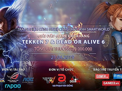 Ngày hội tranh tài game đối kháng DEAD OR ALIVE 6 vs TEKKEN 7
